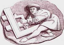 A medieval carpenter